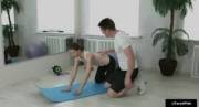 Teen Forced By Her Yoga Trainer