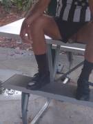 He Really Didn't Even Notice And Got Really Sheepish When I Pointed It Out.