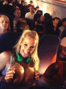 Flashing In Airplane