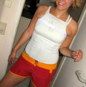 Face, Hand, Shorts, Shirt...