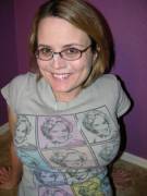 Dripping Onto Her Shirt (X-Post R/Cumonglasses)