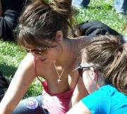 I Love That Her Friend Is Just Enjoying The View.