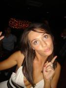 Too Busy Making Faces To Realize Her Nipple Is Showing.