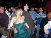 Top Of Pretty Teen's Dress Slides Down After She Was Dancing In A Night Club Exposing ...