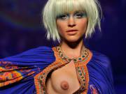 Fashion Show Nip Slip