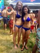 Big Beautiful Boobs In Blue Bikini