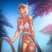 Pool Party Riven By Tsuaii