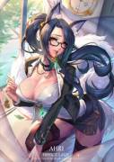 Office Lady Ahri By Qaz2365643