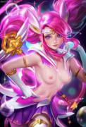 Star Guardian Lux (Nsfw Unofficial Edit) [Original By Sakimichan]
