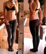 My Leggings And Bra, Front And Back