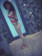 Cutie In White Jeggins