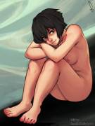 Mistborn Vin Curled Up In The Mists By Feguimel - Edit By Me!