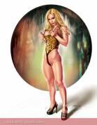 Jenny Poussin As Jungle Mesh By Sanjun