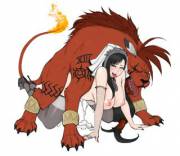 Tifa &Amp;Amp;Amp; Red Xiii By Legoman