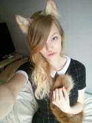 Kitten In A Little Dress