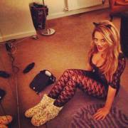 Kitten In A Full Body Lingerie