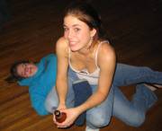 An Oven Mitt And A Bud Light. An Odd Combo.