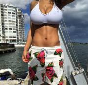 Perfect Midsection With Large Bust