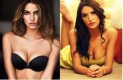 Victoria Secret Model Lily Aldridge/ August Ames..