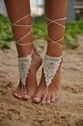 Crochet Barefoot Sandals