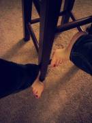 Just Sitting On A Barstool...waiting For My Drink.