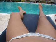 Sequins And Matching Toenail Polish