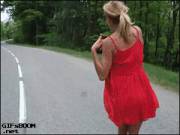 Getting Undressed While Rollerblading