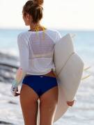 Candice Swanepoel Heading Out To Surf (Via /R/Surfinggirls)