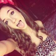 Pretty Girl Opening Wide