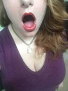 Lipstick And Tongue Ring