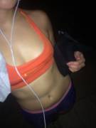 Started Stripping On My Run Last Night (F)