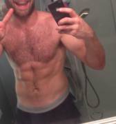 Nice And Sweaty After A [M]Ean Session Of Circuits