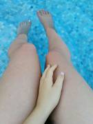 Naughtyfrenchie's Back From Vacations ! Had Fun In The Pool....