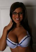 Stacked Glasses Girl