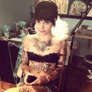 Getting My Back Piece Filled In. :)