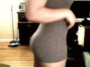 Lifting Her Top And Revealing Her Sexy Panties