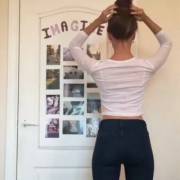 Unravel Your Bun While Showing Your Bum