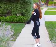 Meredith Foster In Yoga Pants