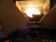 Warming Up By The [F]Ire