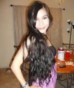 [Fb] Gorgeous Long Haired Brunette, Yall Want Moar?