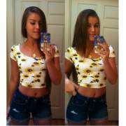 Damn Fine In Tight Jean Shorts