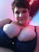 Me And My Big Boobies In A Blue Bra.