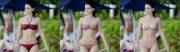 Rachel Bilson In Tiny Red Bikini