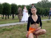 The Wedding Photographer Seems To Be Distracted.