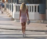 Pink See Through Dress