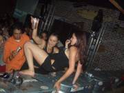 Legs Open On The Bar