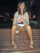 Sitting On A Park Bench