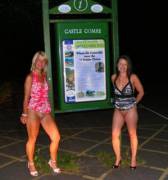 Couple Of Milfs Showing Their Goods