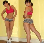 Nice Bubble Ass In Tight Shorts