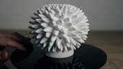Rotating 3D-Printed [F]Ibonacci Sculpture